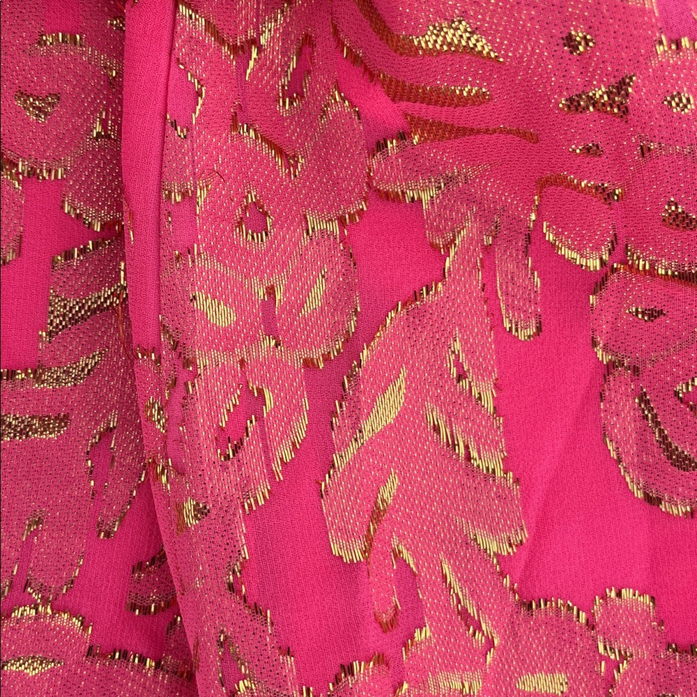 Lilly Pulitzer Lela Silk Slip Dress – Coral Reef Pineapple Clip - Picture 11 of 16
